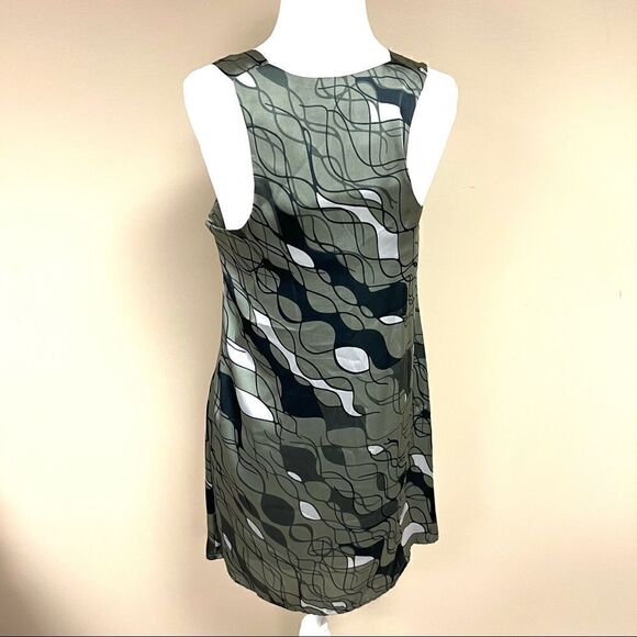 Benetton Art Deco sleeveless shift dress. Size XS - Picture 4 of 9